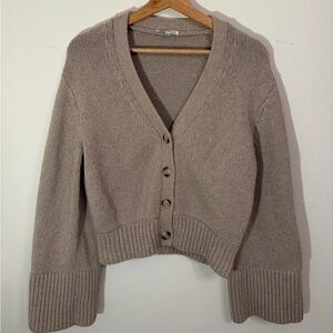 Reformation Cahmere Cardigan Sweater